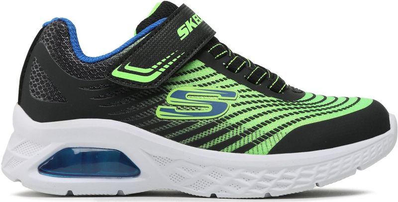 Skechers Microspec Max Ii Sportschoen Jongens Zwart/lime Maat 27
