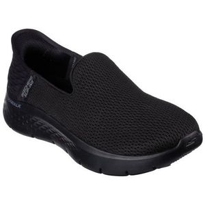 Skechers Ga Flex lopen Slipper dames, Zwart Textiel Trim, 38 EU