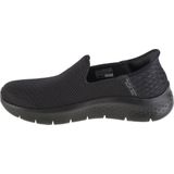 Skechers - Go Walk Flex - Damespantoffels - Zwart - Textiel