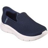 Sneakers Go Walk Flex SKECHERS. Leer materiaal. Maten 37. Blauw kleur