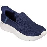 Skechers - Go Walk Flex - Sneakers - Marineblauw - Textiel