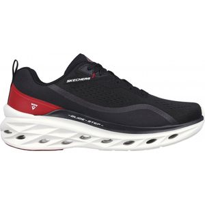 Skechers Glide Step Swift Midio - Hardloopschoenen - Zwart en Rood