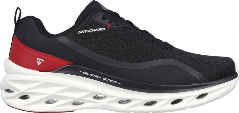 Skechers Glide Step Swift Midio - Hardloopschoenen - Zwart en Rood