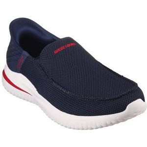 Skechers, Schoenen, Heren, Blauw, 42 EU, Casual Sneakers Delson 3.0