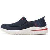 Skechers Delson 3.0 Cabrino Instappers voor heren, Navy Knit, 46 EU
