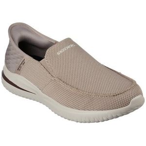 Skechers, Skechers Slip-Ins Delson 3.0 Cabrino Vegan instapper Beige, Heren, Maat:48 EU