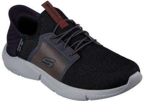 Skechers - Slip-Ins Ingram Brackett - Instappers - Zwart - Textiel