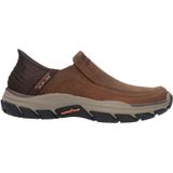 Skechers Respected - Elgin Heren Instappers - Bruin - Maat 40