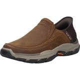Skechers - Arch Fit Orvan - Heren Instappers - Khaki - Skechers Arch Fit Orvan - Percer Heren Sneakers - Groen
