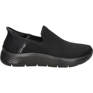 Skechers Gowalk Flex handenvrije slip-in sportieve instappers, casual wandelschoenen voor heren, Zwart, 39.5 EU