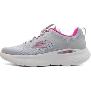 Skechers 129423 Gypk Sneakers voor dames, Grijs Textiel Roze Trim, 39 EU