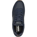 Veterschoenen - Navy - Textiel - Luchtkamerzool