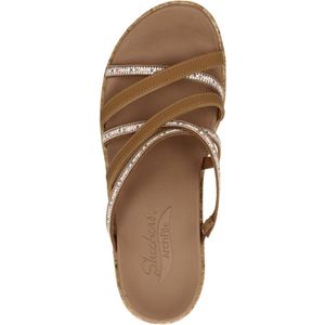 Skechers Arch Fit Beverlee - Juliet Sandalen Hak - beige
