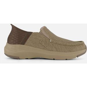 Skechers Heren Parson Slip On 12 Taupe, Beige, 46 EU