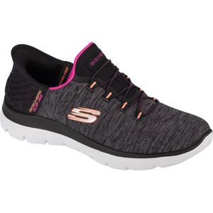 Skechers SchnürJerseySwGrau für Damen, schwarz, Gr. 39 EU