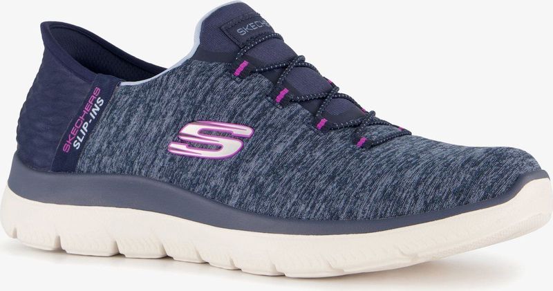 Skechers - Summits Dazzling Haze - Handsfree Sneaker - Zacht Gemêleerd Gebreid Bovenwerk