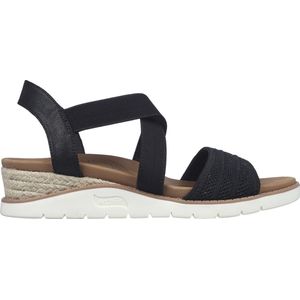 Skechers Arch Fit Beach Kiss-Boho Beyo Dames Sandalen - zwart