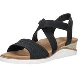 Skechers Arch Fit Beach Kiss-Boho Beyo Dames Sandalen - zwart