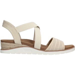 Skechers Bobs Arch Fit Beach Kiss Sandalen beige