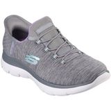 Skechers, Dames sportschoenen Grijs, Dames, Maat:40 EU