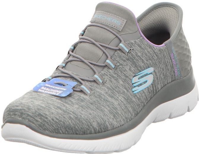 SKECHERS SUMMITS DAZZLING HAZE 149937 GYMT Sneakers Slip in dames grijs