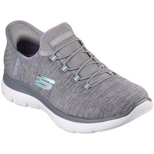 Skechers, Dames sportschoenen Grijs, Dames, Maat:41 EU