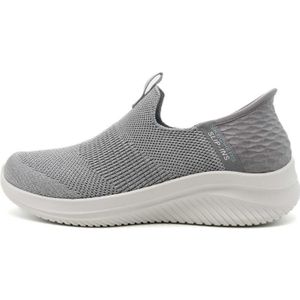 Skechers, Flex 3.0 Smooth Step Vegan Slip-On Grijs, Dames, Maat:40 EU