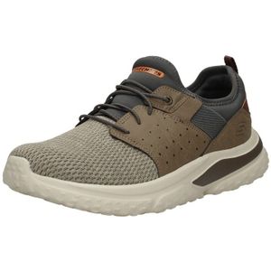 Skechers Solvano-Caspian Sneakers taupe Textiel - Maat 42