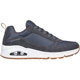 Skechers - UNO - STACRE - Black/White - Casual Schoenen - Leatherlook