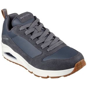 Skechers Uno Heren Sneakers 52468-char - Kleur Grijs - Maat 42