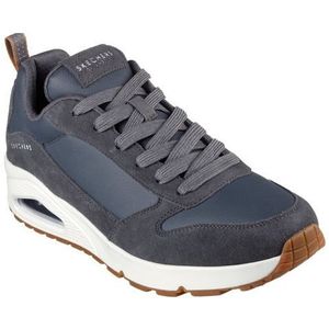 Skechers Uno - Stacre heren Sneaker Lage hals, Grijs, 42 EU