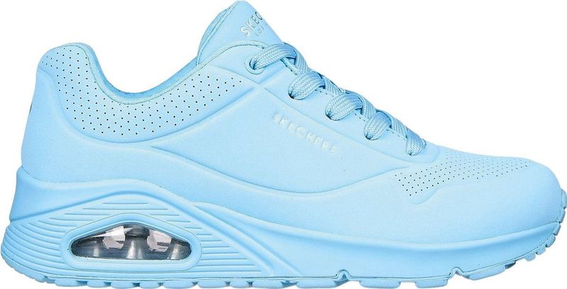 Skechers - UNO - Sneakers - Blauw - Polyurethaan materiaal
