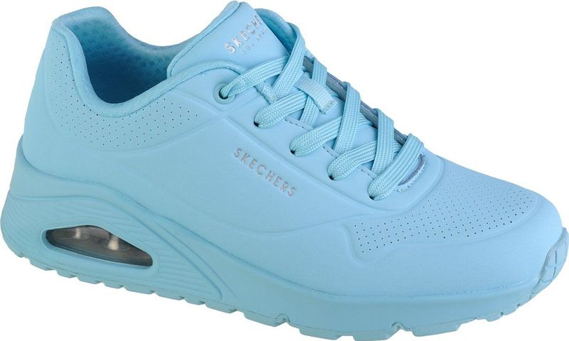 Skechers - UNO - Sneakers - Blauw - Polyurethaan materiaal