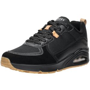 Skechers Uno - Layover Sneakers Laag - zwart - Maat 47.5