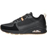 Skechers - Uno Layover Sneakers Laag - Zwart
