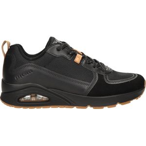 Skechers - Uno Layover Sneakers Laag - Zwart