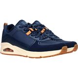 Skechers Uno - Layover Heren Sneakers - Donkerblauw - Maat 40