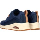 Skechers Uno - Layover Heren Sneakers - Donkerblauw - Maat 42