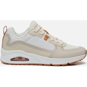 Skechers Uno Layover Sneakers - Wit - Heren - Textiel