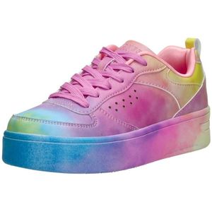 Skechers Court High - Electric Remix Sneakers Laag - roze - Maat 38