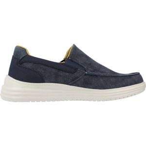 Skechers 204785 Nvy casual schoenen heren, Navy Canvas Synthetisch, 39.5 EU