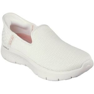 Skechers Go Walk Flex-Relish Slip-on sneakers voor dames, Textielrand gebroken wit 963