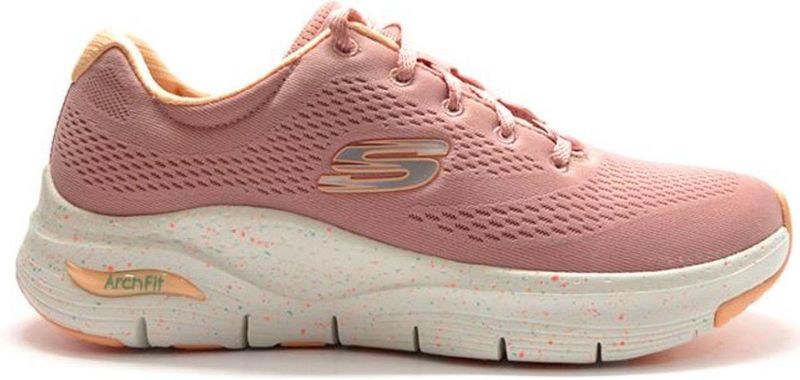 Skechers Sneaker Arch Fit 149566 PKMT Roze Multi Machine Washable