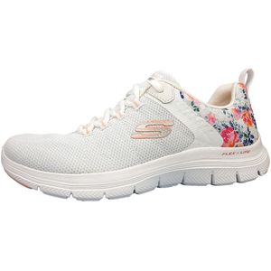 Skechers Sneaker "FLEX APPEAL 4.0 LET IT BLOSSOM", mit Blumenprint an der Ferse, Freizeitschuh, Halbschuh, Schnürschuh