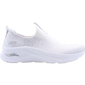 Skechers Arch Fit D'Lux - Glimmer Dust Dames Instappers - Wit - Maat 38
