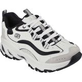 Skechers - Arch Fit D'Lites - Sneakers - Zwart - Suéde en Imitatieleer