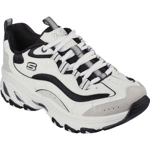 Skechers - Arch Fit D'Lites - Sneakers - Zwart - Suéde en Imitatieleer