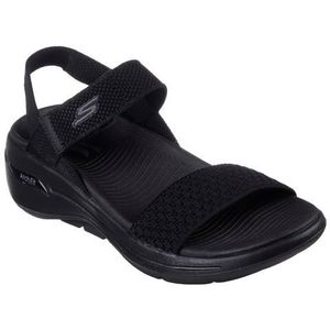 Skechers Go Walk Arch Fit damessandalen, zwart/textiel, 35 EU, zwart/textiel