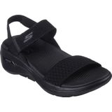 Skechers - Go Walk Fit - Sandalen - Zwart - Geweven Mesh - Klittenband