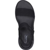 Skechers - Go Walk Fit - Sandalen - Zwart - Geweven Mesh - Klittenband